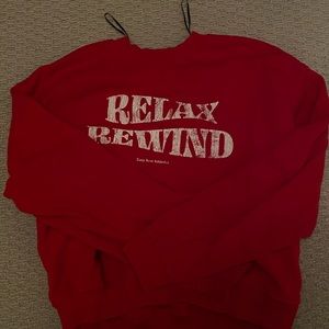 Red crewneck